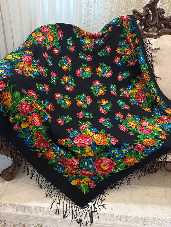 چارقد پشمی اصیل ترکمن - کد 1332