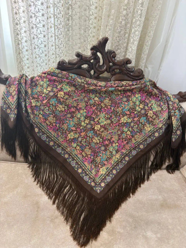 روسری ابریشم ایتالیایی - کد 1334