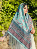 روسری ابریشم ایتالیایی - کد 1335