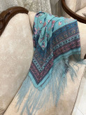 روسری ابریشم ایتالیایی - کد 1335