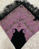 روسری پشمی - ابریشم ایتالیایی - کد 1338