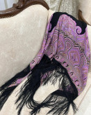 روسری پشمی - ابریشم ایتالیایی - کد 1338