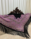 روسری پشمی - ابریشم ایتالیایی - کد 1338