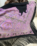 روسری پشمی - ابریشم ایتالیایی - کد 1338