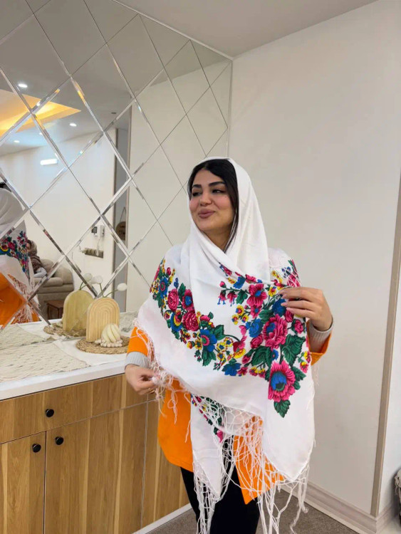 چارقد نخ ترک چهارفصل وارداتی - کد 1339