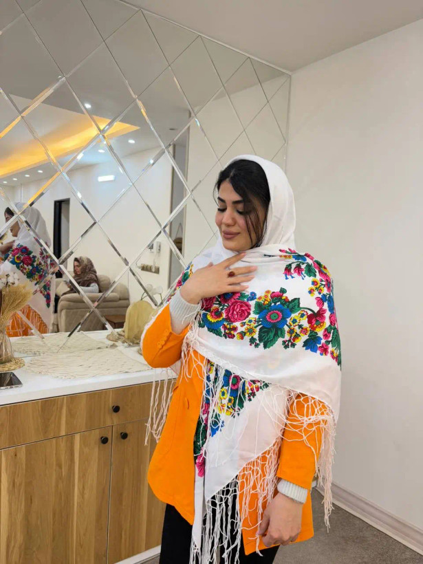 چارقد نخ ترک چهارفصل وارداتی - کد 1339