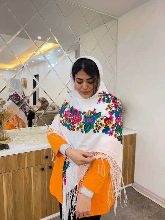 چارقد نخ ترک چهارفصل وارداتی - کد 1339