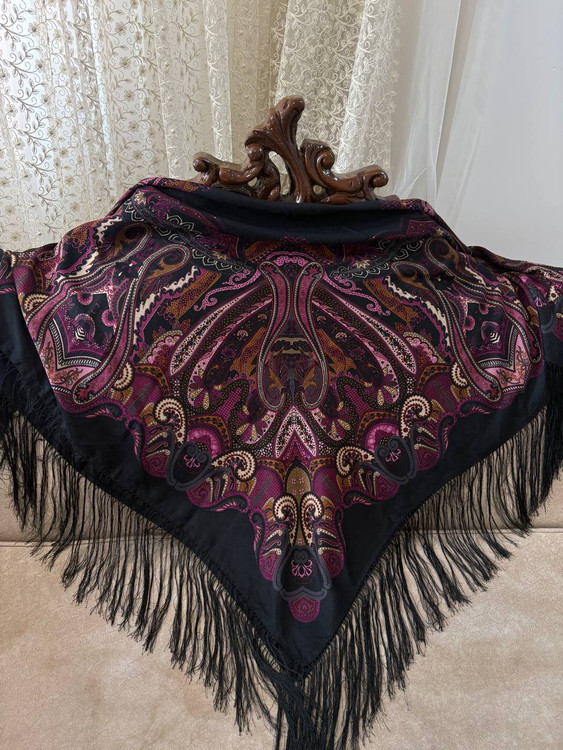 چارقد ایتالیایی چارقد پشمی چارقد ترک چارقد ترکمن چارقد دست بافت زنان ترکمن