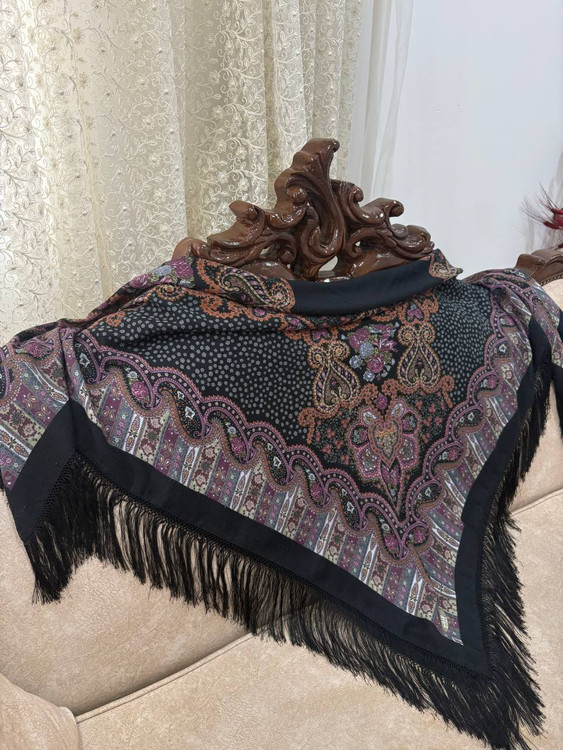 چارقد ایتالیایی چارقد پشمی چارقد ترک چارقد ترکمن چارقد دست بافت زنان ترکمن