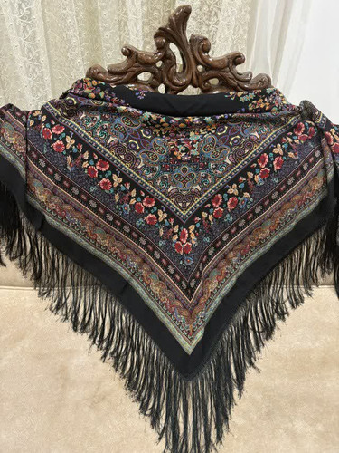 چارقد ایتالیایی چارقد پشمی چارقد ترک چارقد ترکمن چارقد دست بافت زنان ترکمن