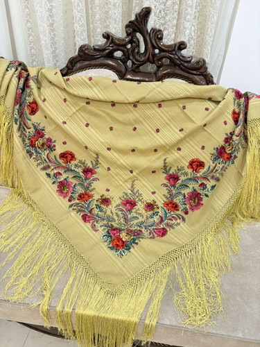 چارقد ایتالیایی چارقد پشمی چارقد ترک چارقد ترکمن چارقد دست بافت زنان ترکمن