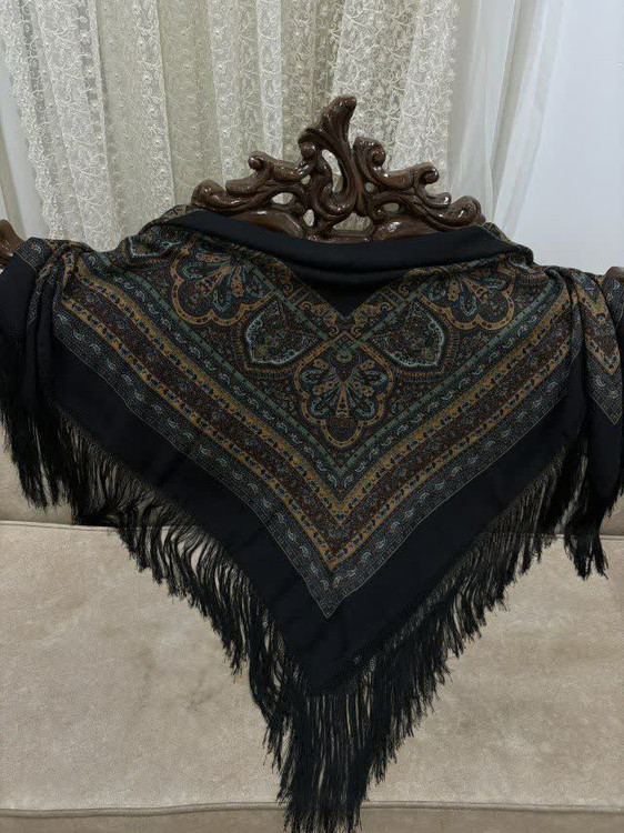 چارقد ایتالیایی چارقد پشمی چارقد ترک چارقد ترکمن چارقد دست بافت زنان ترکمن