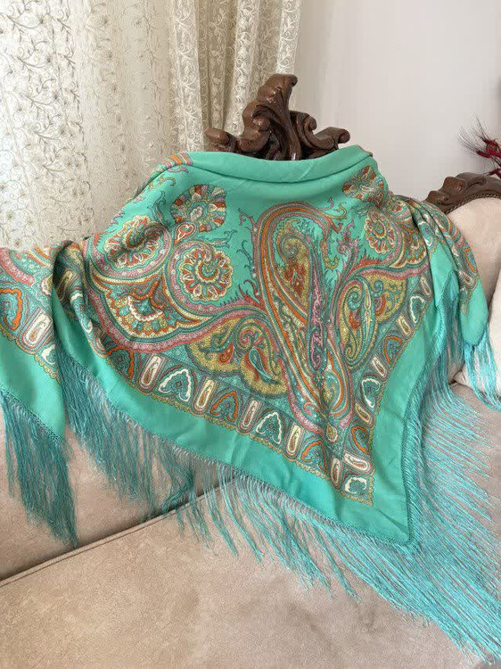 چارقد ایتالیایی چارقد پشمی چارقد ترک چارقد ترکمن چارقد دست بافت زنان ترکمن