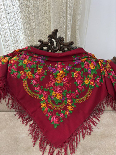 چارقد ایتالیایی چارقد پشمی چارقد ترک چارقد ترکمن چارقد دست بافت زنان ترکمن