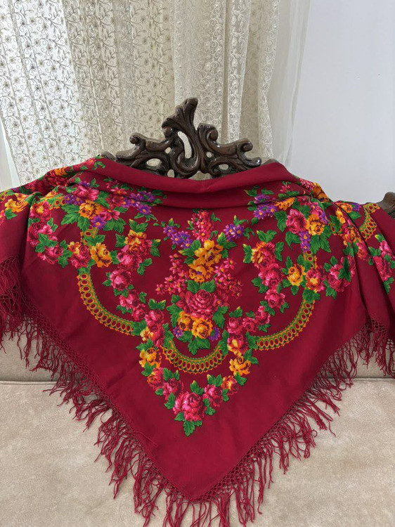 چارقد ایتالیایی چارقد پشمی چارقد ترک چارقد ترکمن چارقد دست بافت زنان ترکمن