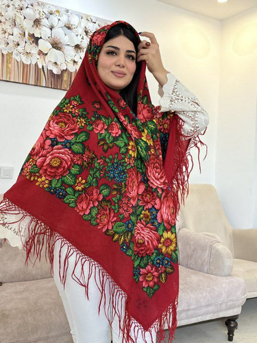 چارقد ایتالیایی چارقد پشمی چارقد ترک چارقد ترکمن چارقد دست بافت زنان ترکمن