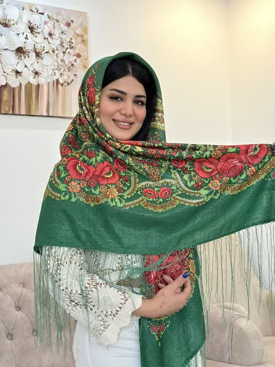 چارقد ایتالیایی چارقد پشمی چارقد ترک چارقد ترکمن چارقد دست بافت زنان ترکمن