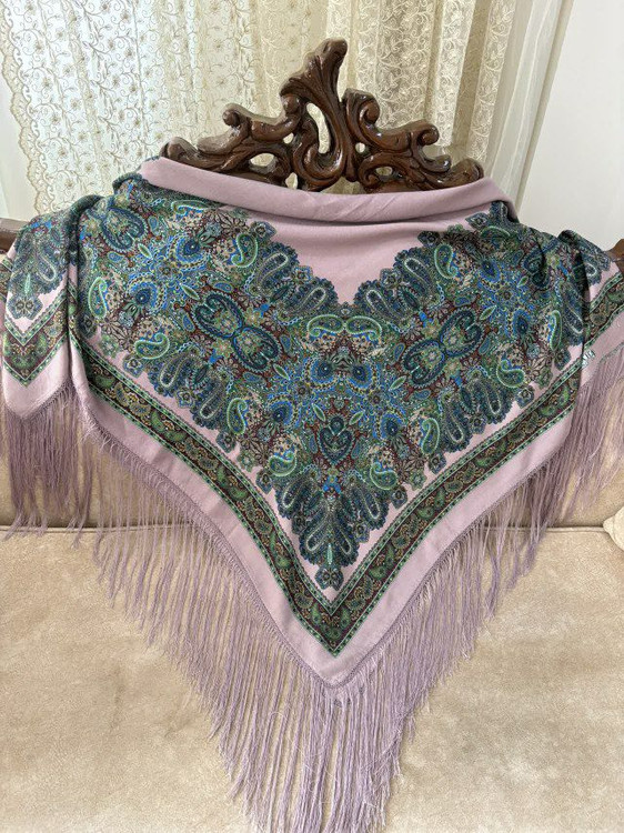 چارقد ایتالیایی چارقد پشمی چارقد ترک چارقد ترکمن چارقد دست بافت زنان ترکمن