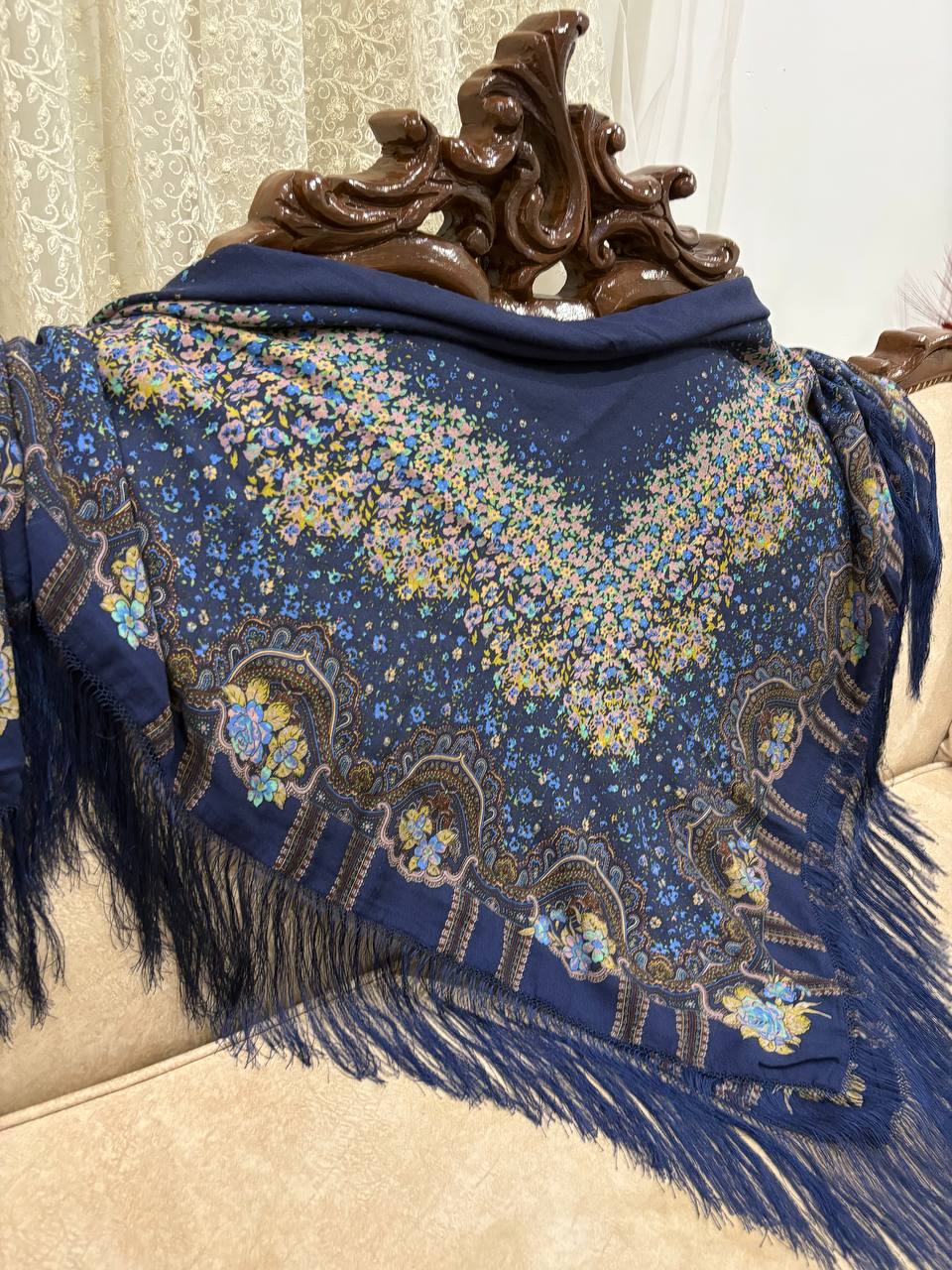 چارقد ایتالیایی چارقد پشمی چارقد ترک چارقد ترکمن چارقد دست بافت زنان ترکمن