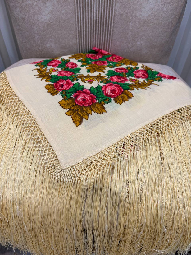 چارقد پشمی عروس ترکمن ــ۱۶۰۶