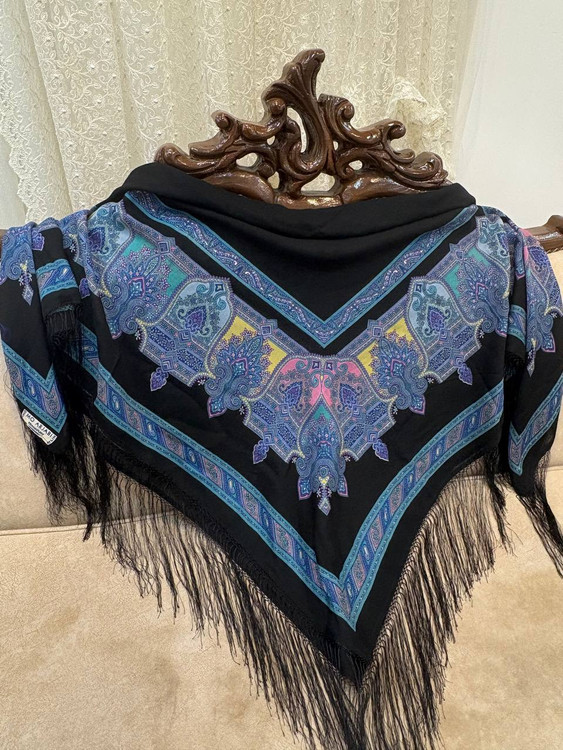 چارقد ایتالیایی چارقد پشمی چارقد ترک چارقد ترکمن چارقد دست بافت زنان ترکمن