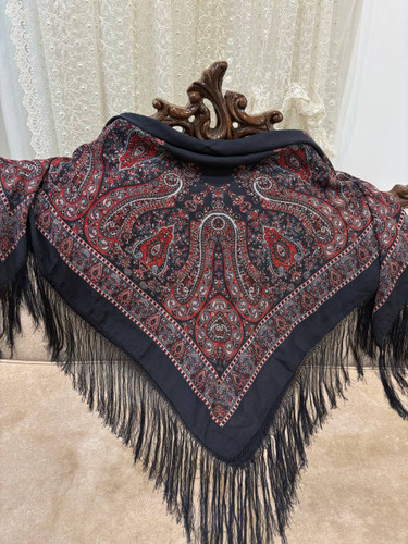 چارقد ایتالیایی چارقد پشمی چارقد ترک چارقد ترکمن چارقد دست بافت زنان ترکمن