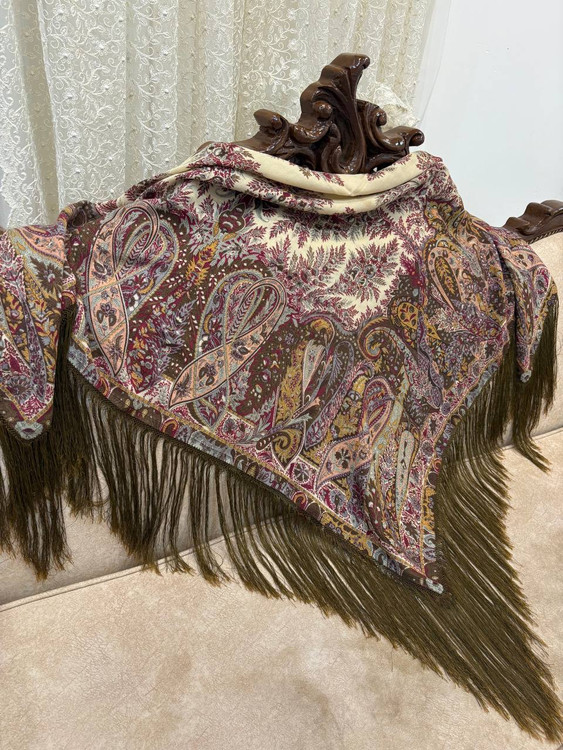 چارقد ایتالیایی چارقد پشمی چارقد ترک چارقد ترکمن چارقد دست بافت زنان ترکمن