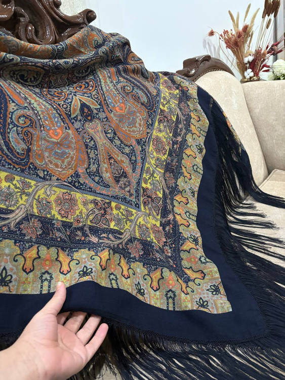 چارقد ایتالیایی چارقد پشمی چارقد ترک چارقد ترکمن چارقد دست بافت زنان ترکمن