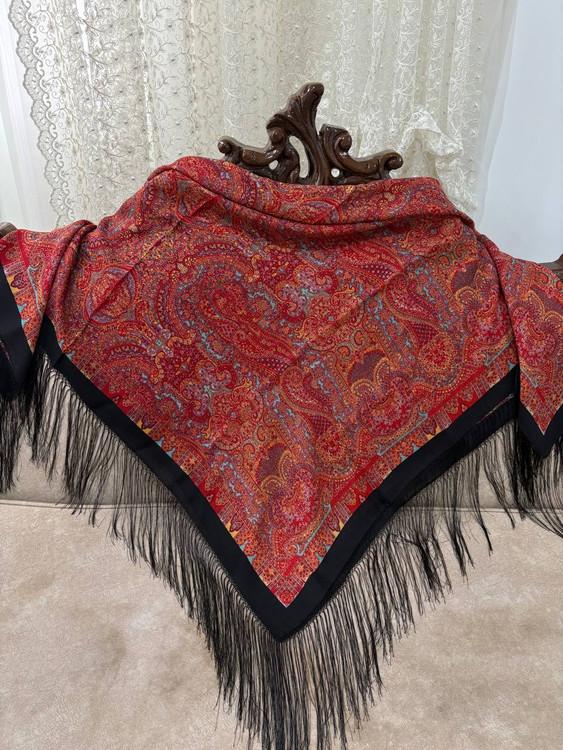 چارقد ایتالیایی چارقد پشمی چارقد ترک چارقد ترکمن چارقد دست بافت زنان ترکمن