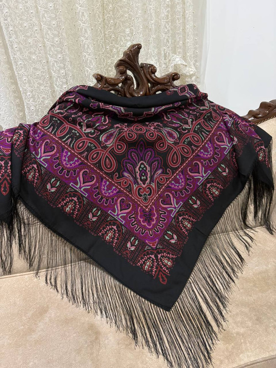 چارقد ایتالیایی چارقد پشمی چارقد ترک چارقد ترکمن چارقد دست بافت زنان ترکمن