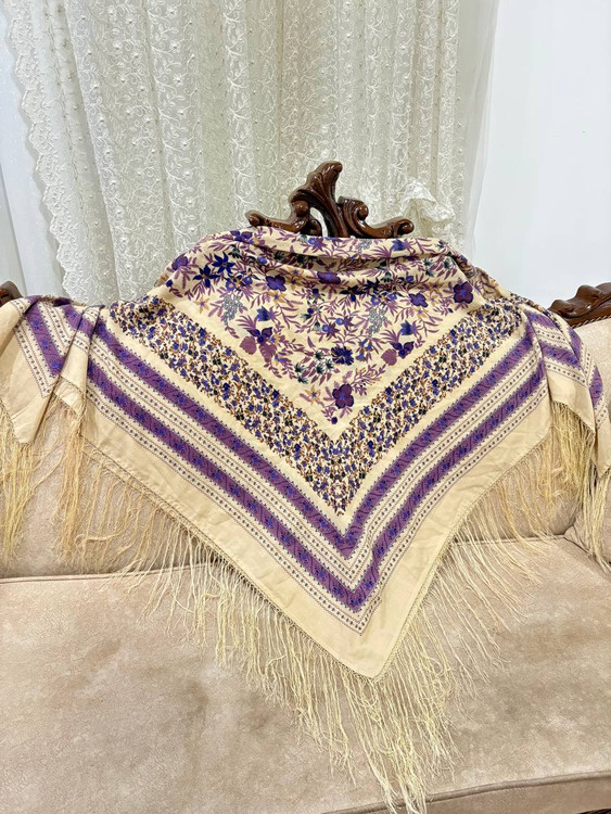 چارقد ایتالیایی چارقد پشمی چارقد ترک چارقد ترکمن چارقد دست بافت زنان ترکمن