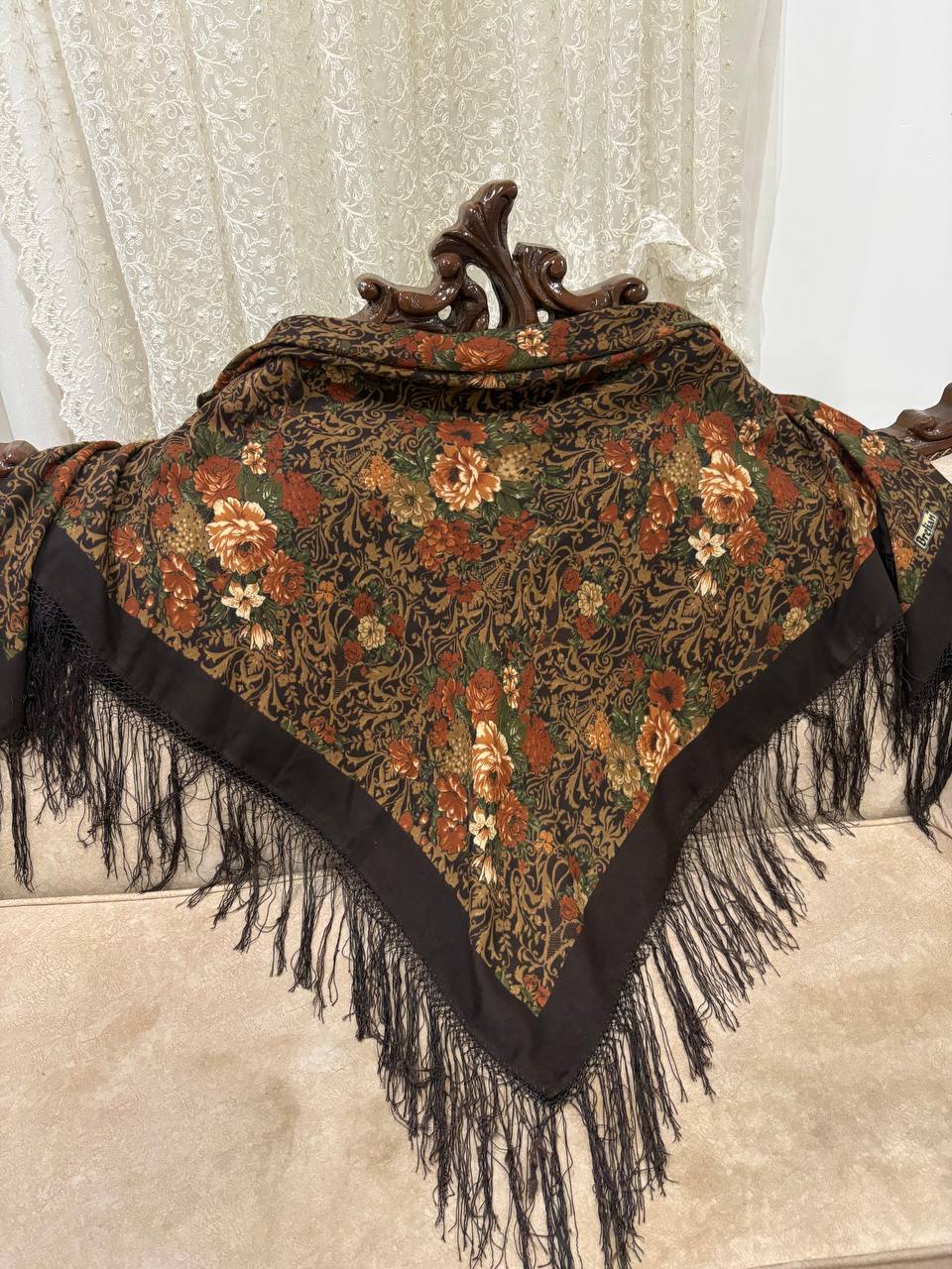 چارقد ایتالیایی چارقد پشمی چارقد ترک چارقد ترکمن چارقد دست بافت زنان ترکمن