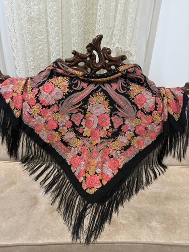 چارقد ایتالیایی چارقد پشمی چارقد ترک چارقد ترکمن چارقد دست بافت زنان ترکمن