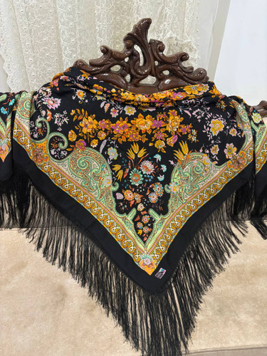 چارقد ایتالیایی چارقد پشمی چارقد ترک چارقد ترکمن چارقد دست بافت زنان ترکمن