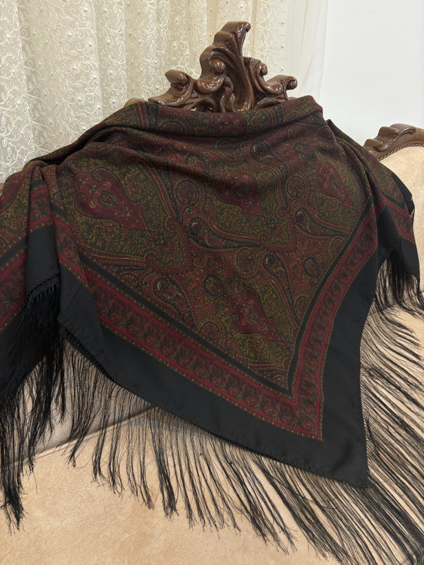 چارقد نخ ترک مشکی_کد1743