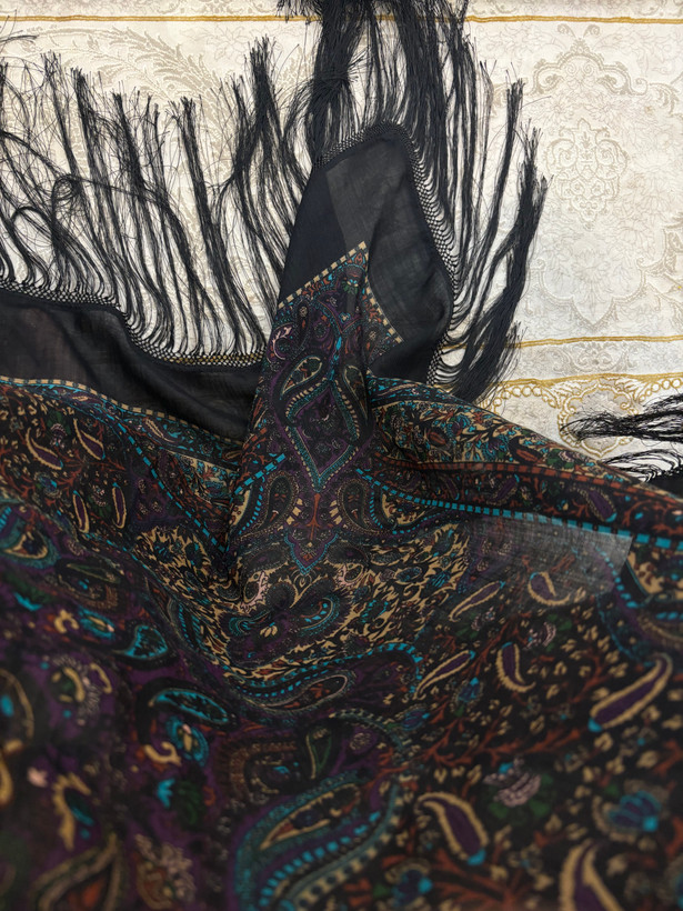 روسری ترکمنی جنس ایتالیایی لوکس_کد۱۷۸۹