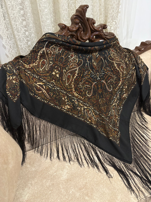 روسری ترکمنی جنس نخی ترک_کد۱۷۹۴