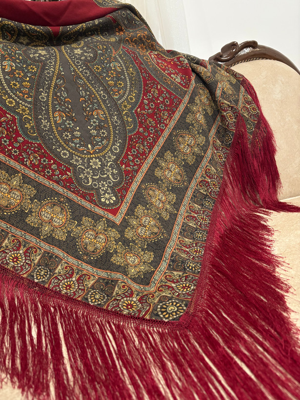 روسری ترکمن ایتالیایی_کد1799