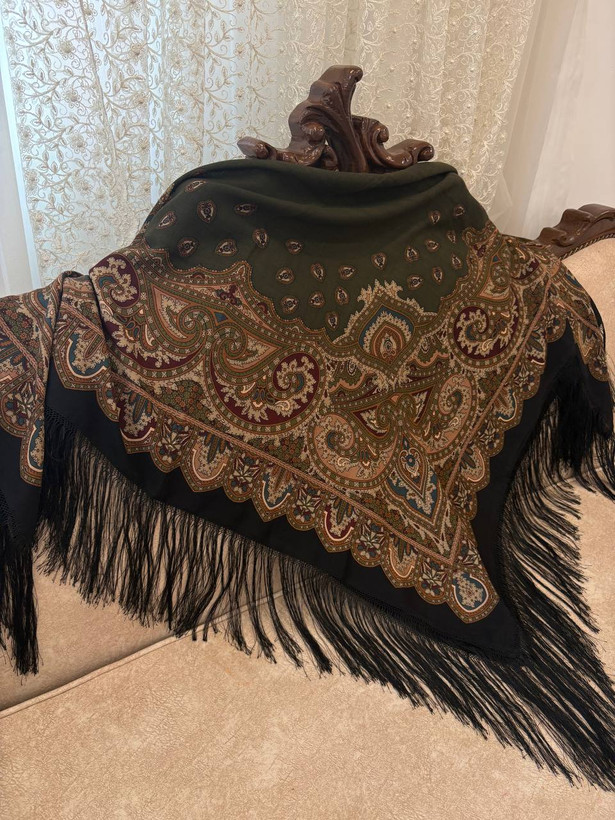 چارقدایتالیایی سبز یشمی ۱۹۶۸