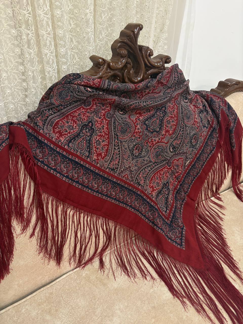 چارقد ایتالیایی زمینه زرشکی ۲۰۰۵