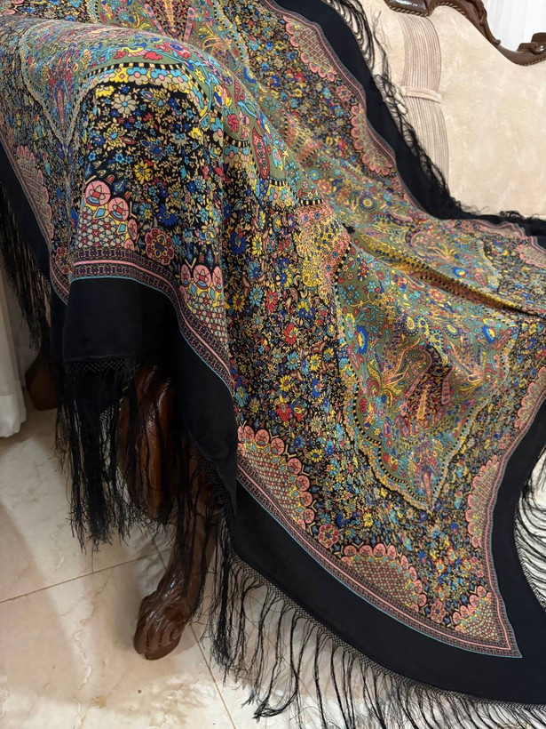 چارقد ایتالیایی گلریز تاج کد۲۰۱۳