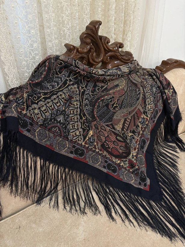چارقد ایتالیایی سورمه ای لوکس۲۰۲۲