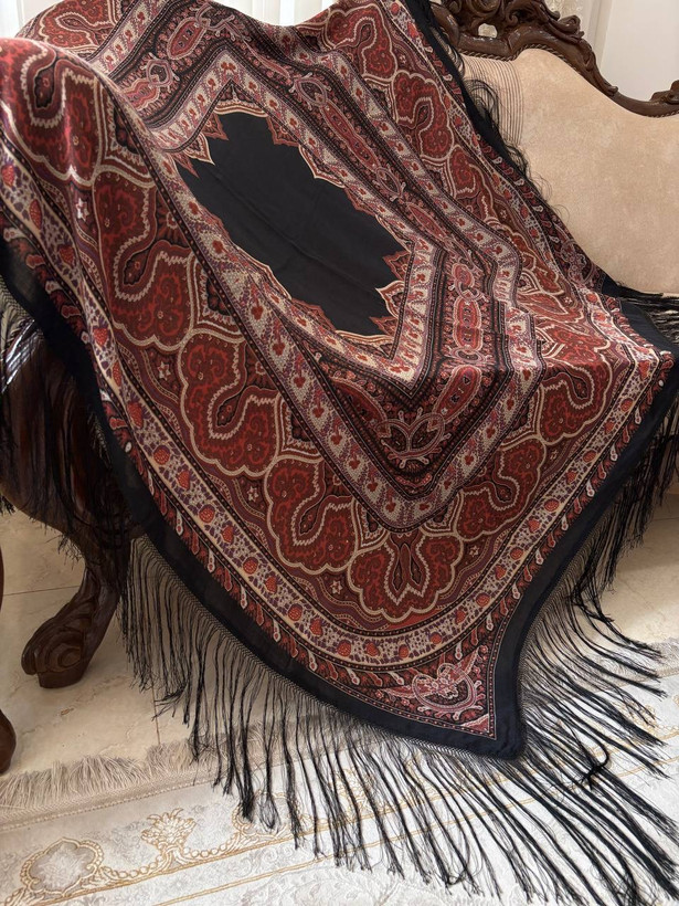 چارقد ایتالیایی مشکی ۲۰۷۸