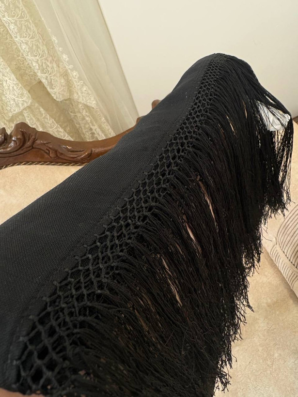 چارقد مشکی ترمه ۲۰۷۹