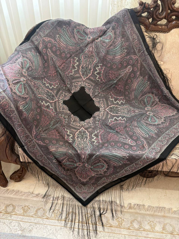 چارقد مشکی طوسی ۲۰۸۰