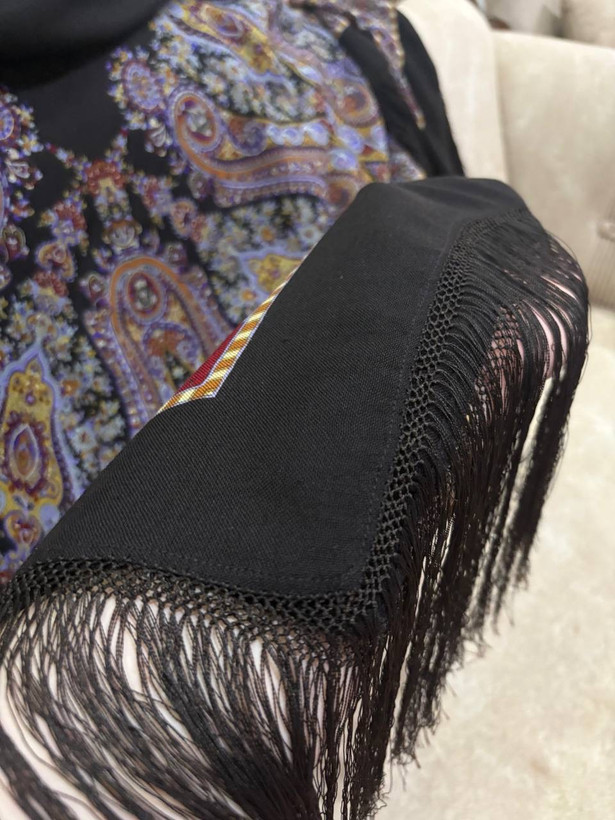 چارقد قهوایی سوخته گلریز ۲۰۸۶