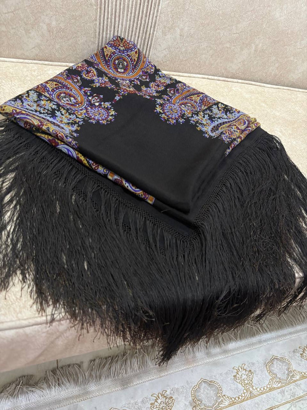 چارقد قهوایی سوخته گلریز ۲۰۸۶