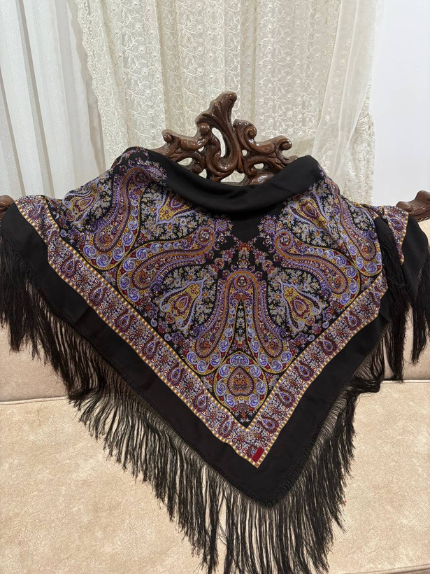 چارقد قهوایی سوخته گلریز ۲۰۸۶