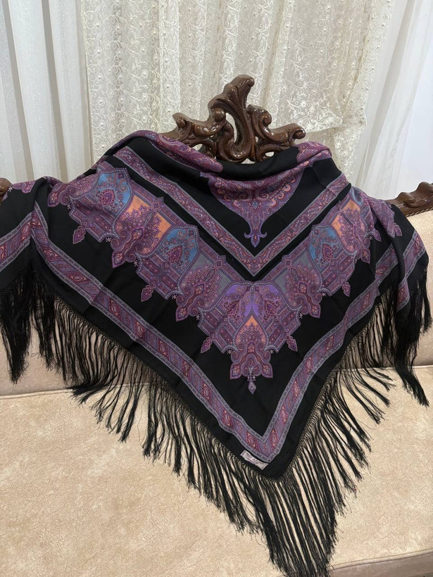 چارقد مشکی بنفش ۲۰۸۷