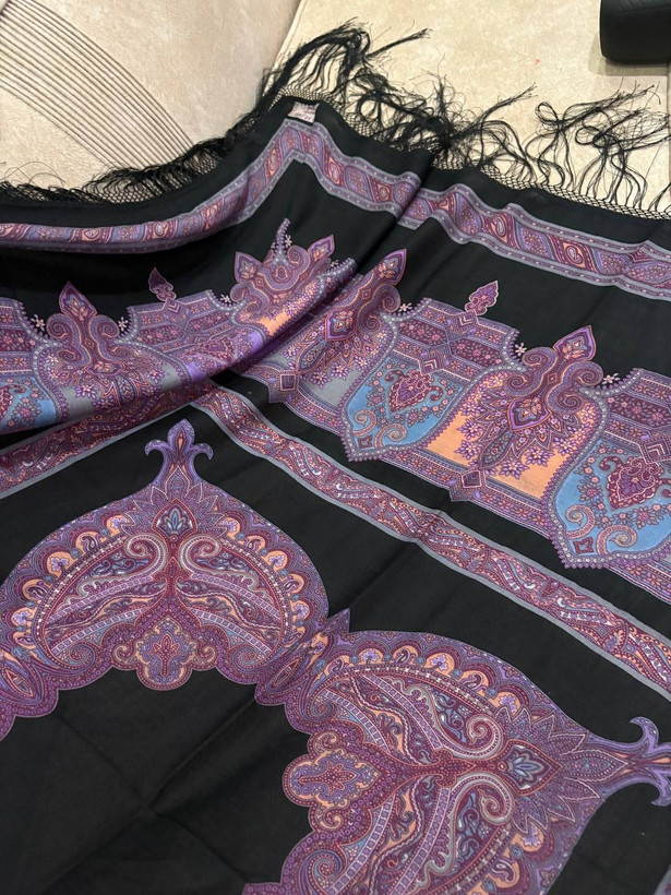 چارقد مشکی بنفش ۲۰۸۷